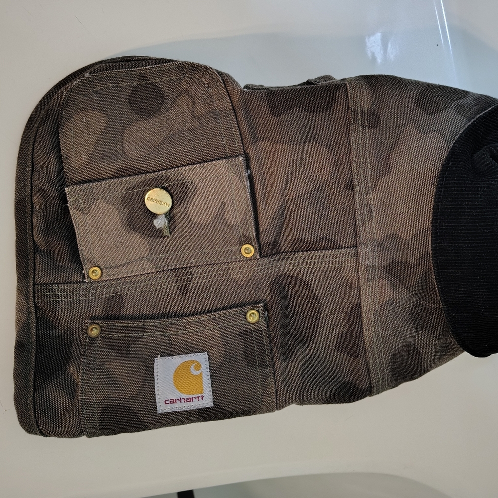 Carhartt small camo dog chore coat
